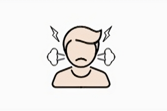 Logo de l'angoisse qui se calme grace a la couverture lestée 